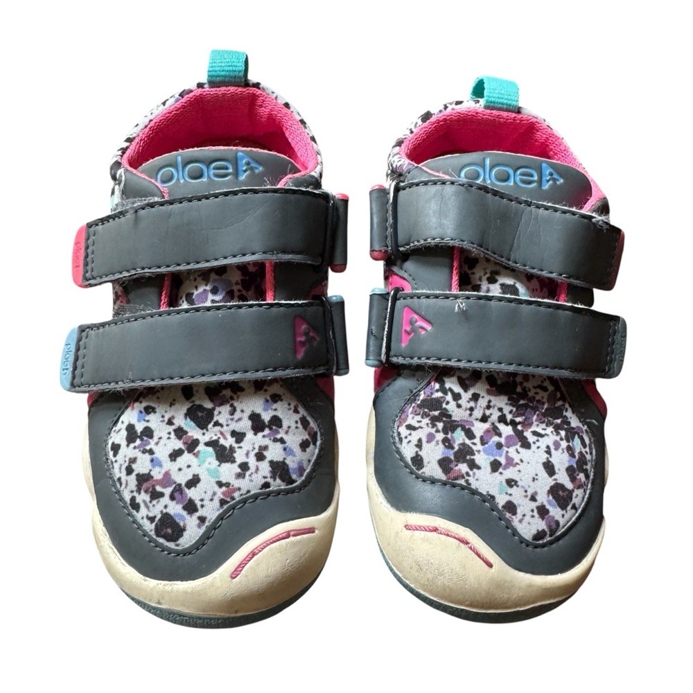 PLAE Kid Grey Speckled Sneakers